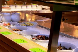 . at Hiltl - Jelmoli in Zurich