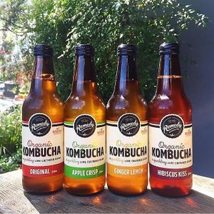heaps of kombucha options - on tap or in the bottle - my tummy is loving it  at Replenish in Williamstown