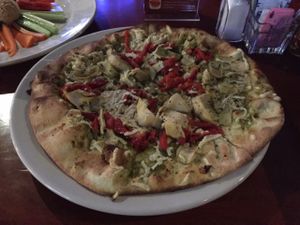 Artichoke Pizza at Brixx Wood Fired Pizza - Uptown in Charlotte