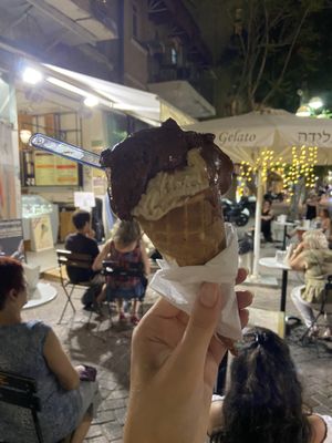 Chocolate chili & pistachio  at Arte in Tel Aviv