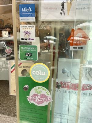 Stickers  at Arte in Tel Aviv