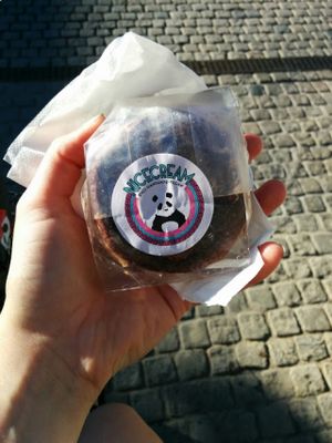 The chocolat chai sandwich at Nicecream - Elmegade in Copenhagen