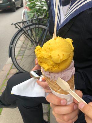 2 scoops - 49 kr at Nicecream - Elmegade in Copenhagen