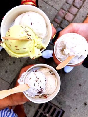 Creamy and cruelty free ice creams  at Nicecream - Elmegade in Copenhagen
