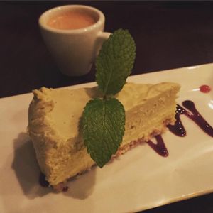 seasonal key lime pie at Blossom Restaurant Chelsea in New York City