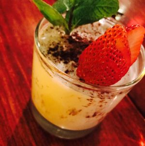 tiramisu at Blossom Restaurant Chelsea in New York City