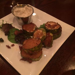 fried pickles at Blossom Restaurant Chelsea in New York City