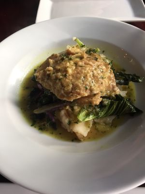 Sietan piccata  at Blossom Restaurant Chelsea in New York City