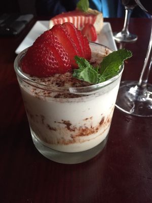 tiramisu  at Blossom Restaurant Chelsea in New York City