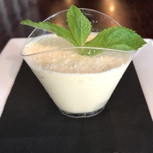 Raw Passion Fruit Mousse at Blossom Restaurant Chelsea in New York City