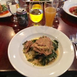 Seitan Scallopini at Blossom Restaurant Chelsea in New York City