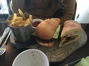 southern Seitan  at Blossom Restaurant Chelsea in New York City