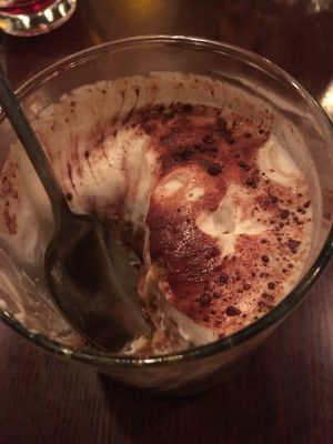 A very fluffy tiramisù as it should be  at Blossom Restaurant Chelsea in New York City