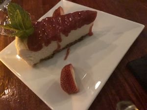 Cheesecake  at Blossom Restaurant Chelsea in New York City