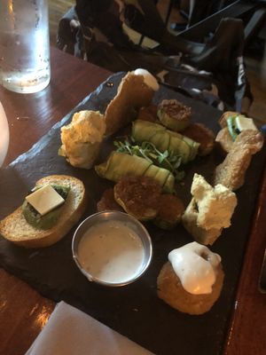 Appetizer: Chef’s sampler  at Blossom Restaurant Chelsea in New York City