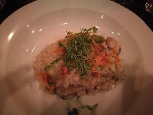 Risotto at Blossom Restaurant Chelsea in New York City