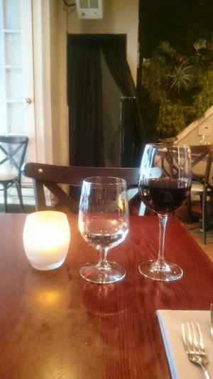 Red wine Malbec at Blossom Restaurant Chelsea in New York City