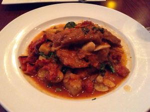 Seitan special at Blossom Restaurant Chelsea in New York City