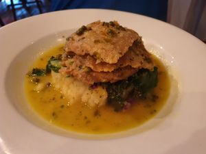 Seitan picatta at Blossom Restaurant Chelsea in New York City