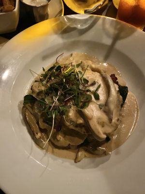 Seitan cordon bleu at Blossom Restaurant Chelsea in New York City