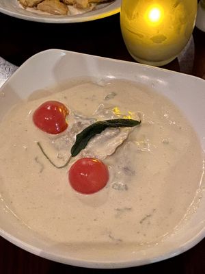 Ravioli at Blossom Restaurant Chelsea in New York City