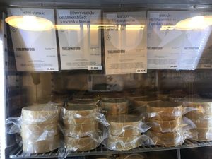 Cheese options at THELIVINGFOOD in Barcelona
