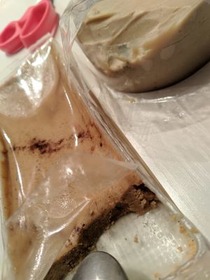 Turron a la piedra and one of their cheezes. at THELIVINGFOOD in Barcelona