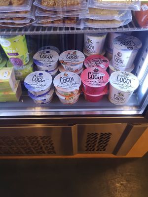 Yoghurt at THELIVINGFOOD in Barcelona