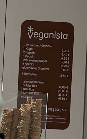   at Veganista Ice Cream II in Vienna