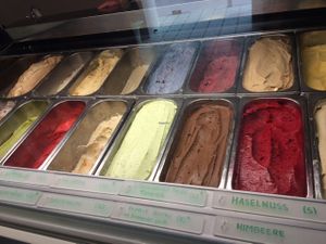 broad selection at Veganista Ice Cream II in Vienna