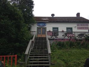 front entrance at Fireweed in Haines