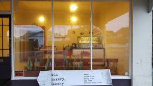 Vegan options in Oamaru!  at MOA Bakery Cakery in Oamaru