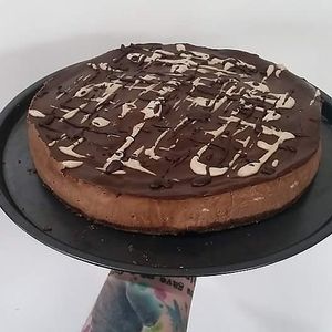 Custom order raw cheesecake at MOA Bakery Cakery in Oamaru