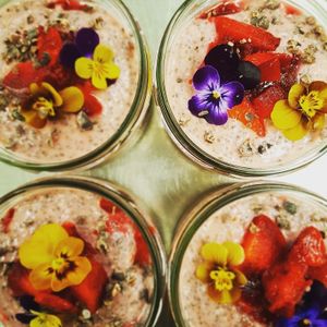 Chia puddings at MOA Bakery Cakery in Oamaru