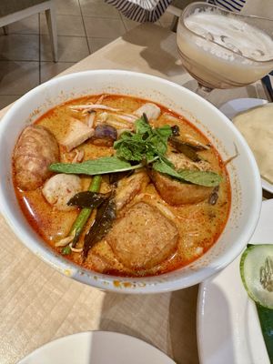 With lots of ingredients.   at Nature's Recipe Cafe in Petaling Jaya