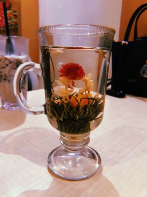 Flower tea at Nature's Recipe Cafe in Petaling Jaya