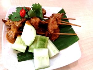 Satay at Nature's Recipe Cafe in Petaling Jaya