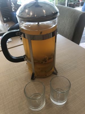 Flower Tea Pot at Nature's Recipe Cafe in Petaling Jaya