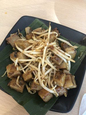 Fried radish cake  at Nature's Recipe Cafe in Petaling Jaya