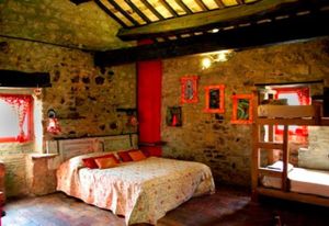 A room at Torre Morgana in Umbertide