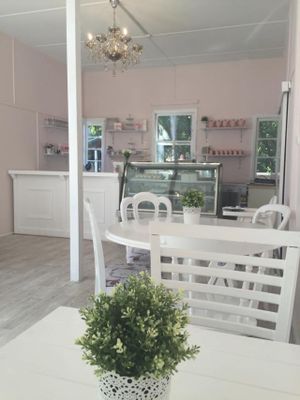 Inside view of cafe at Holistic Mamma in Dayboro