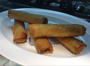 spring rolls at Veggie Fusion in Phuket