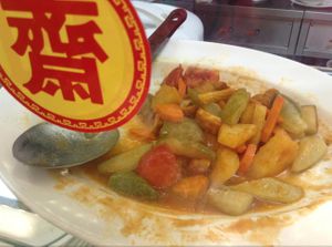 buffet at Veggie Fusion in Phuket