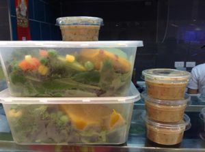 salad at Veggie Fusion in Phuket