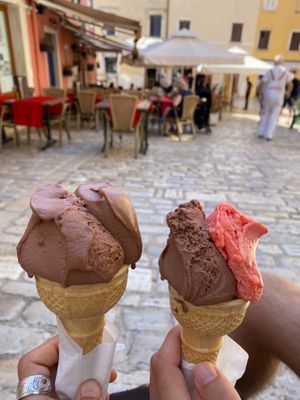 🌱 at Gelateria Italia in Rovinj
