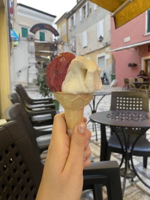   at Gelateria Italia in Rovinj