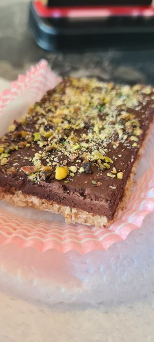 Koko at Gelateria Italia in Rovinj