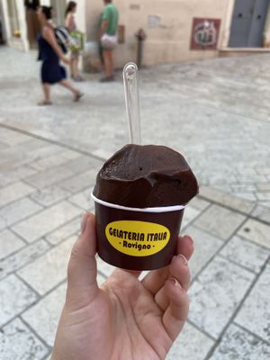   at Gelateria Italia in Rovinj