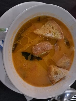 Bean soup at Taverna dello Spagna  in Spoleto