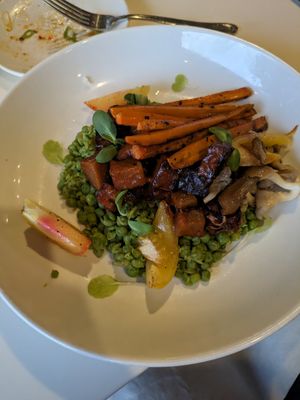 Curry glazed seitan at Forage in Lakewood